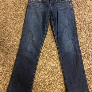 Silver Jeans Women's Ankle Jeans in Dark Blue